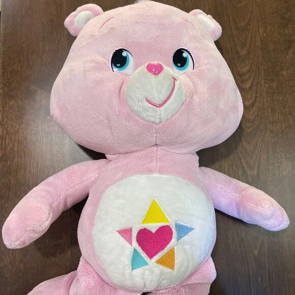 Care Bears True Heart Bear 2008 24" Plush Hearts Jumbo Stuffed Animal Valentine - Picture 3 of 12